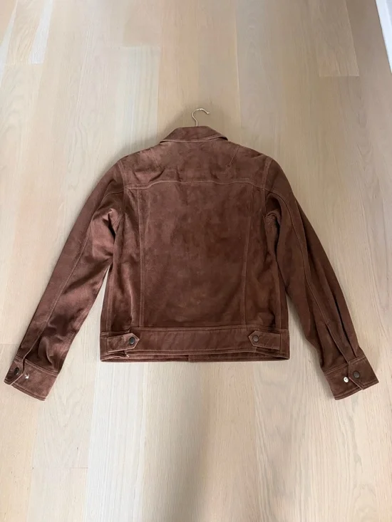 Rag & Bone Suede Trucker Jacket - Picture 10 of 11